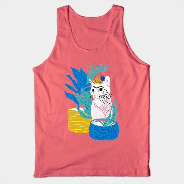 Frida Catlo Tank Top by Taranormal